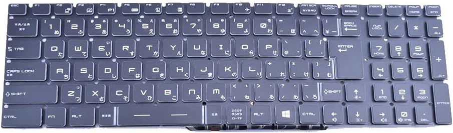 Japanese Backlit Laptop Keyboard with Crystal Keycap O24994