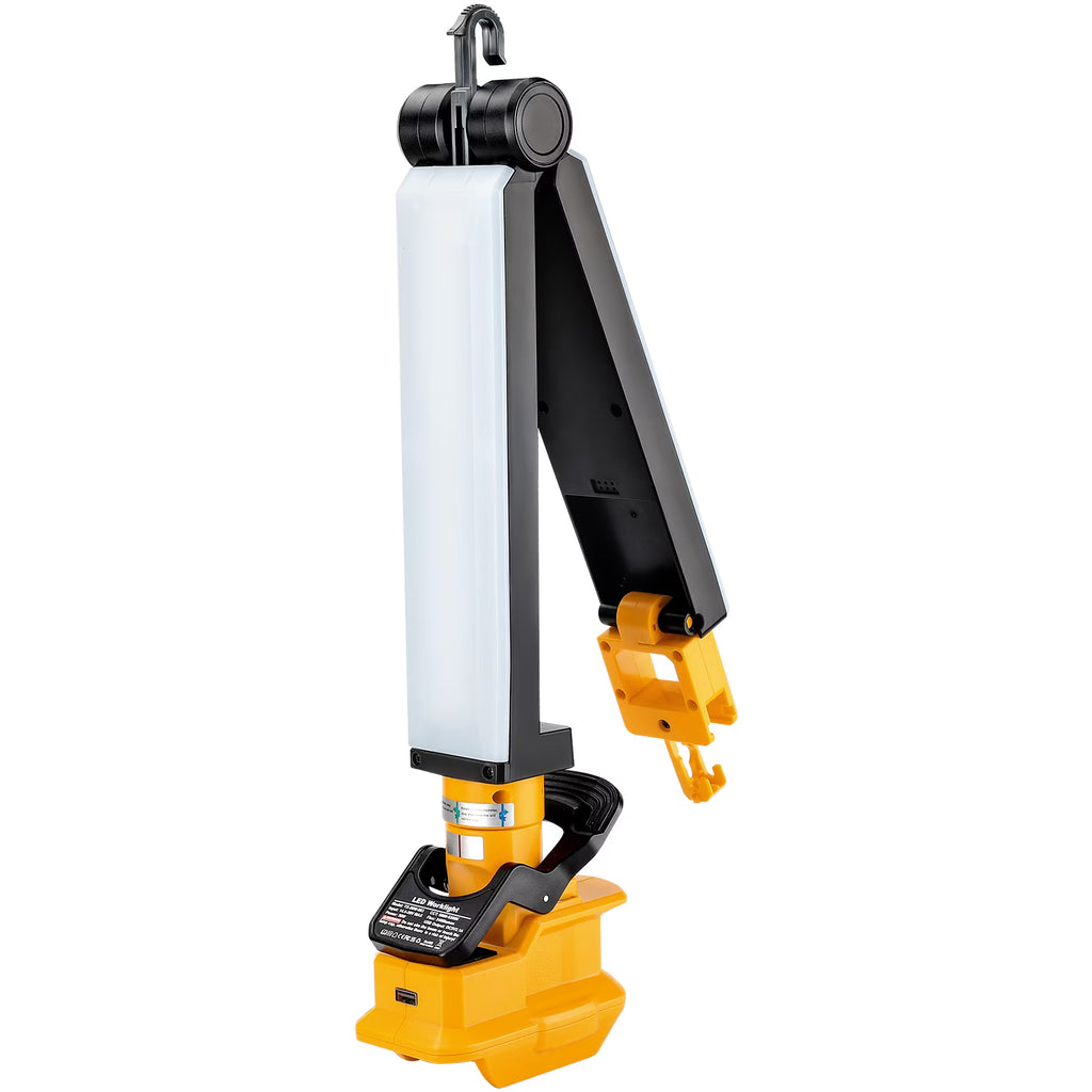 30W 2400LM LED Clip Work Light for DEWALT 18V/20V Li-ion Battery N369
