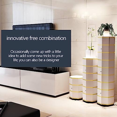Rotating Shoe Rack Tower 360° Rotating Shoe Cabinet Round Shoe Rack Organizer Tower Staircase Storage Vertical Shoe Rack Q41316