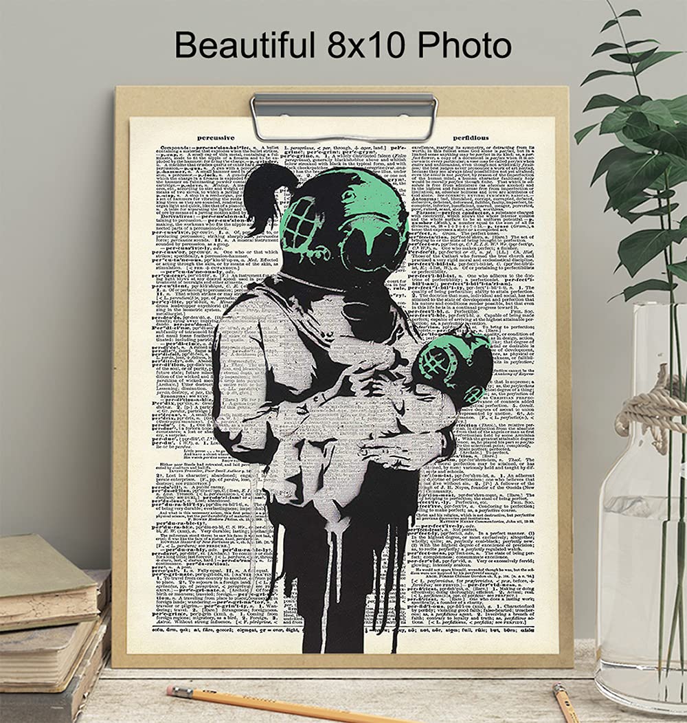 Banksy Poster 8x10 Graffiti Wall Decor Street Art D443