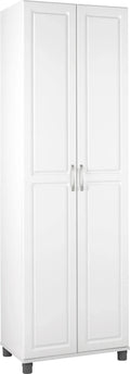 White Utility Storage Cabinet W7966