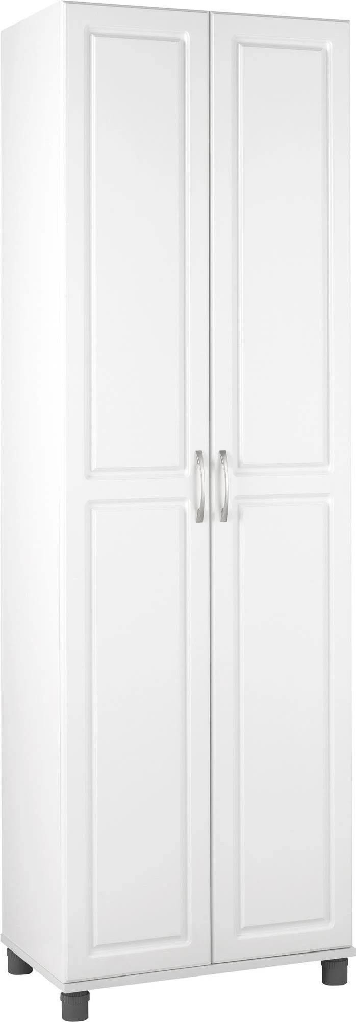White Utility Storage Cabinet W7966