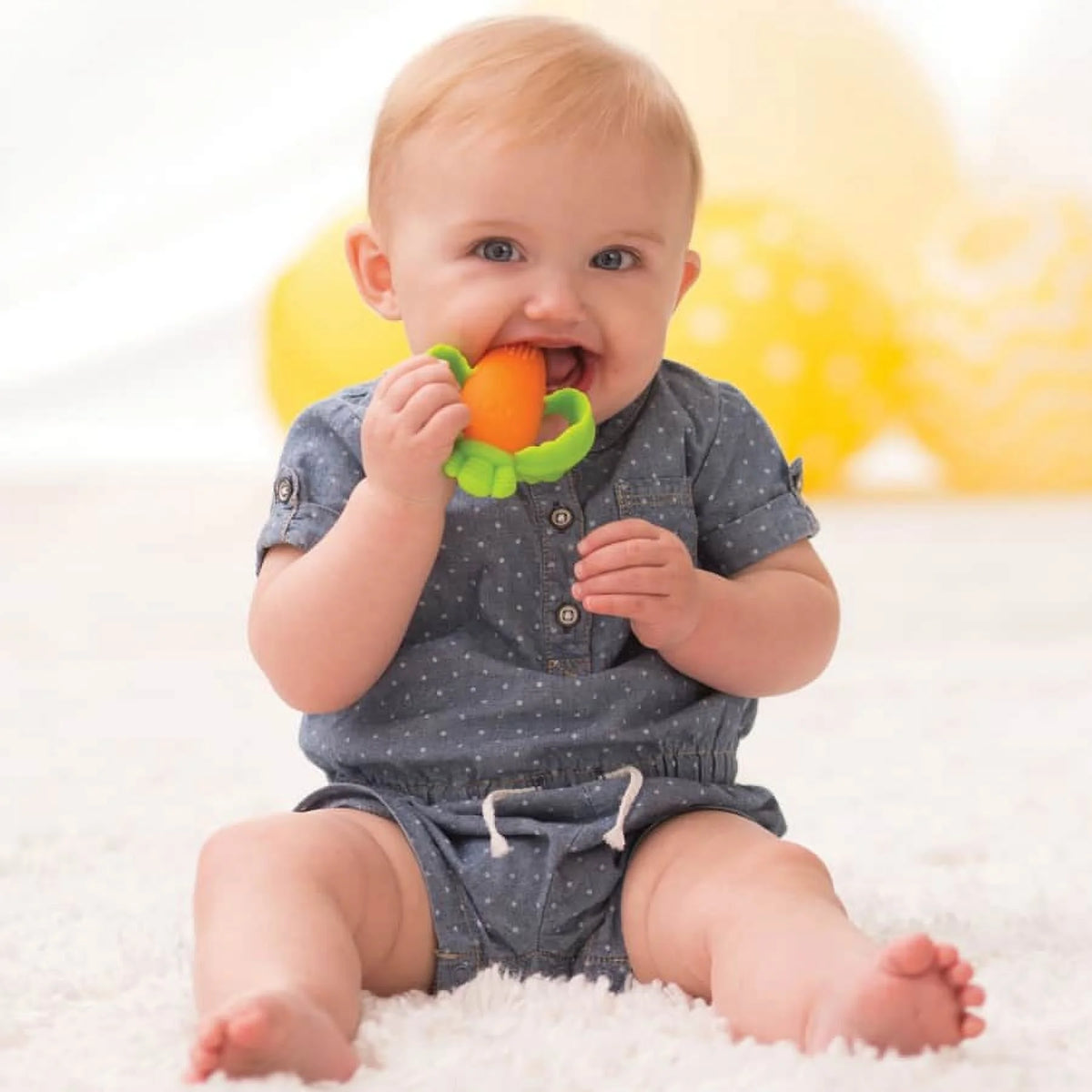 Orange Carrot Baby Teething Toy V677992