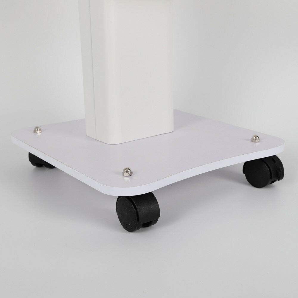 White Rolling Cart with Wheels, Pack of 2 N2782