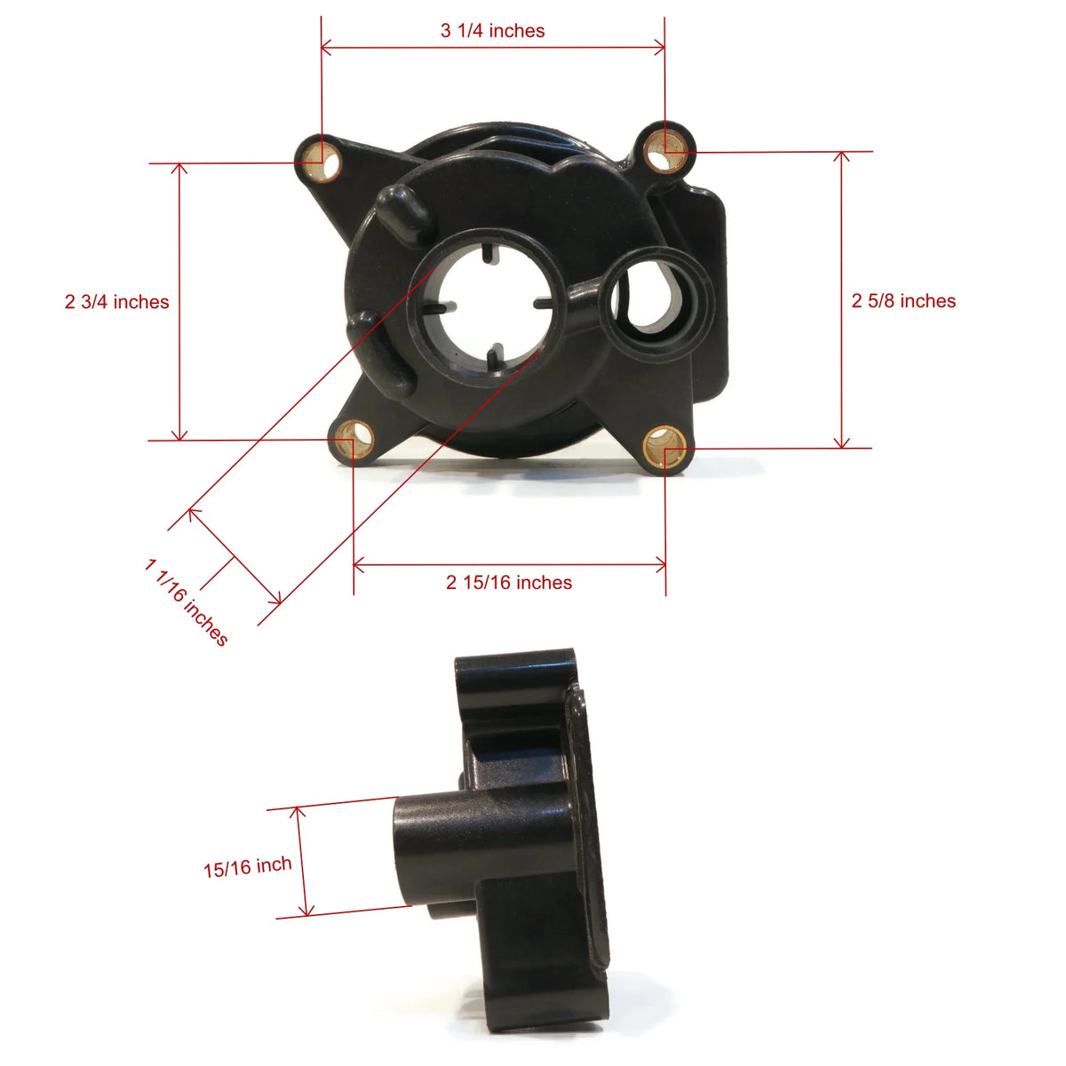Water Pump Kit for Johnson 45 HP J45RCERE Boat N4932