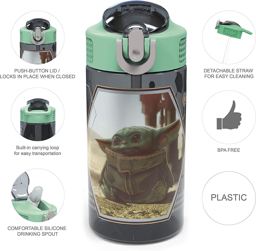 Leak-Proof Plastic Water Bottle 2pc Set D53385