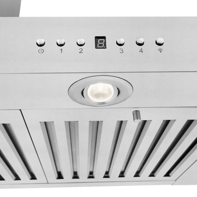 400 CFM Convertible Wall Mount Range Hood in Stainless Steel O722