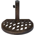 Half Cast Iron Free Standing Umbrella Base C8268