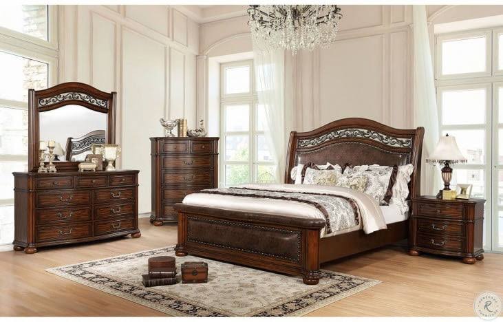 Brown Cherry Night Stand E68699