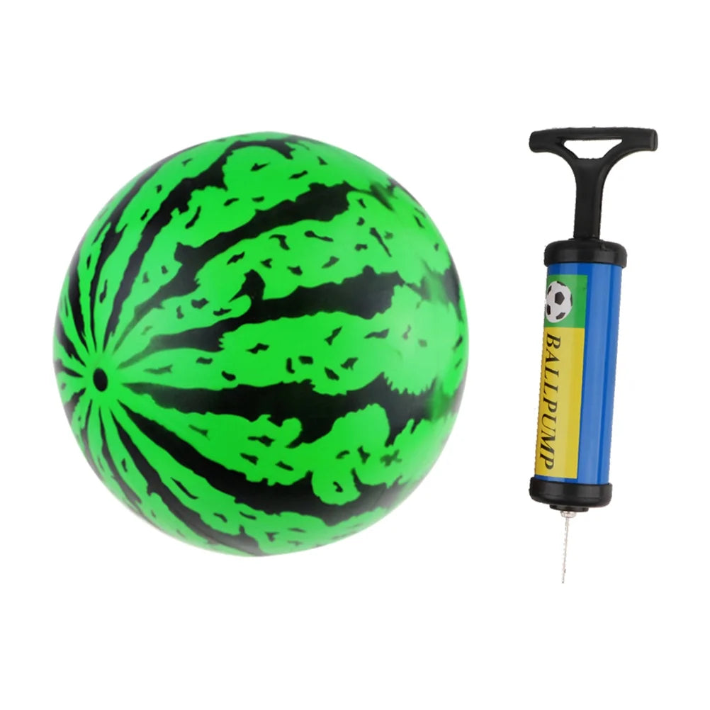 2Pcs 9 Inch Inflatable Bouncy Ball with Pump Kids Education Toys J47938