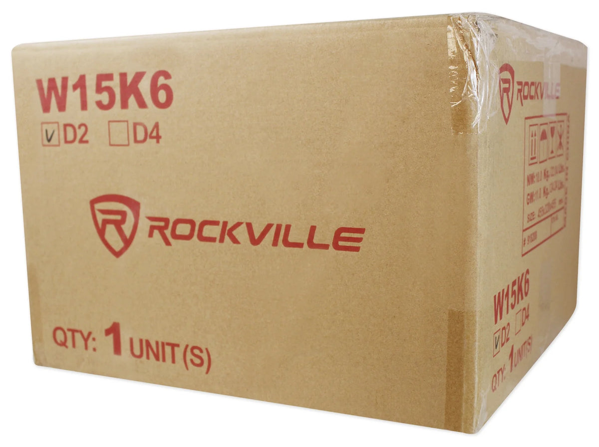 15" 4000w Peak Dual 2-Ohm Car Audio Subwoofer R907157