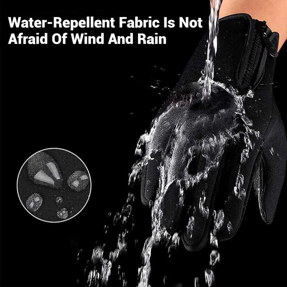 Waterproof Windproof Thermal Touchscreen Gloves with Non-Slip Grip H855