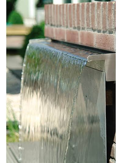 2ft Stainless Steel Waterfall Blade Cascade Spillway H903879
