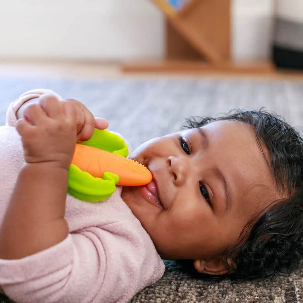 Orange Carrot Baby Teething Toy V677992