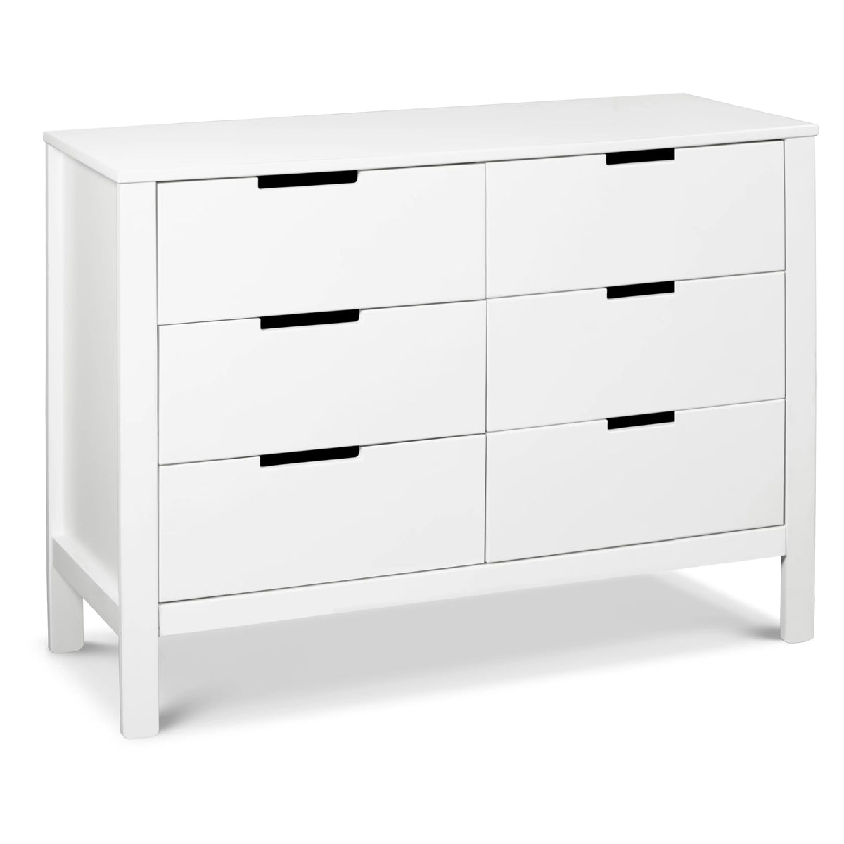 White 6-Drawer Dresser E799