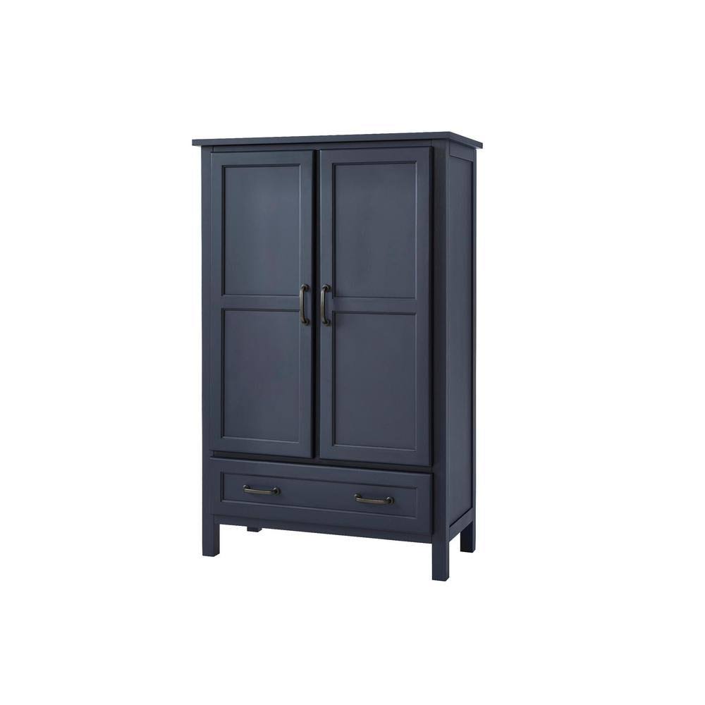 Midnight Blue Wood Kitchen Pantry X730