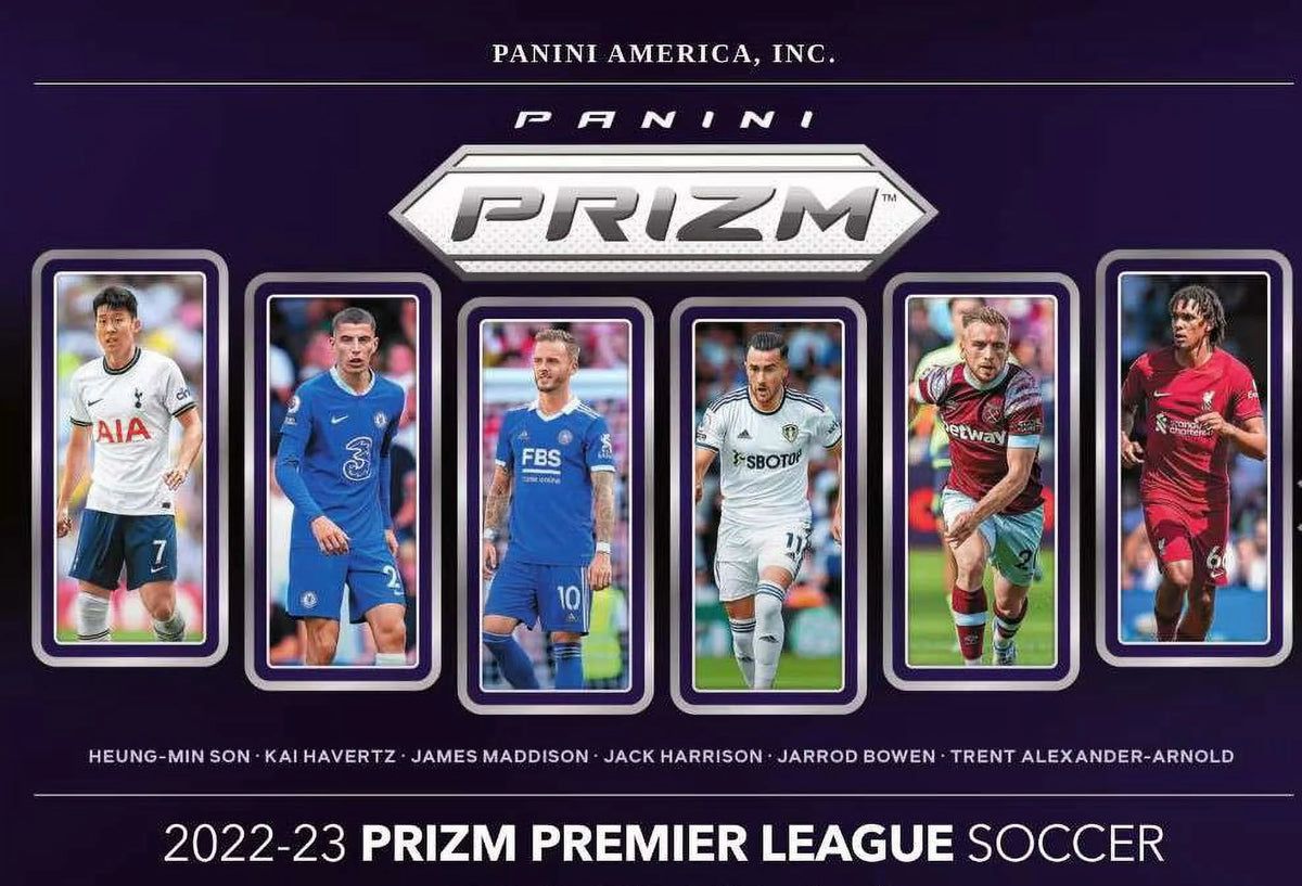 2022-23 Prizm Premier League Soccer Trading Card Blaster Box F32212