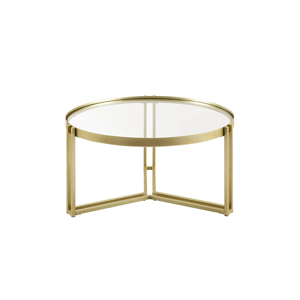 Round Glass Coffee Table I5463