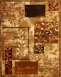 9' x 12' Cream Medium-Pile Rug A880574