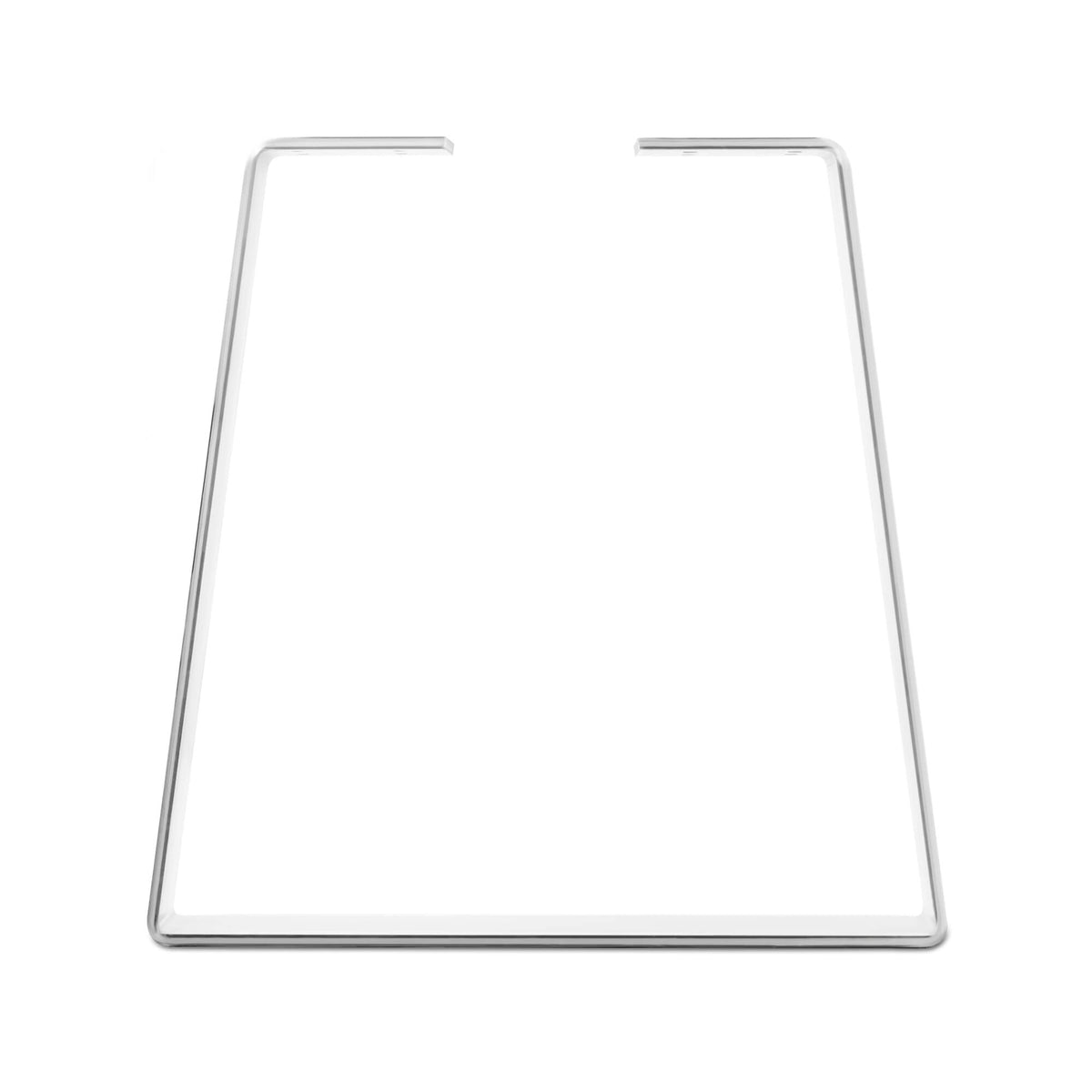 White Flat Bar Table Leg and Bench Base R4073