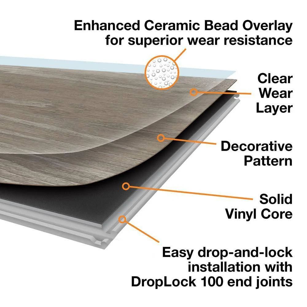 Water Oak Luxury Vinyl Plank Flooring (24.74 Sq. ft. / CASE) G925