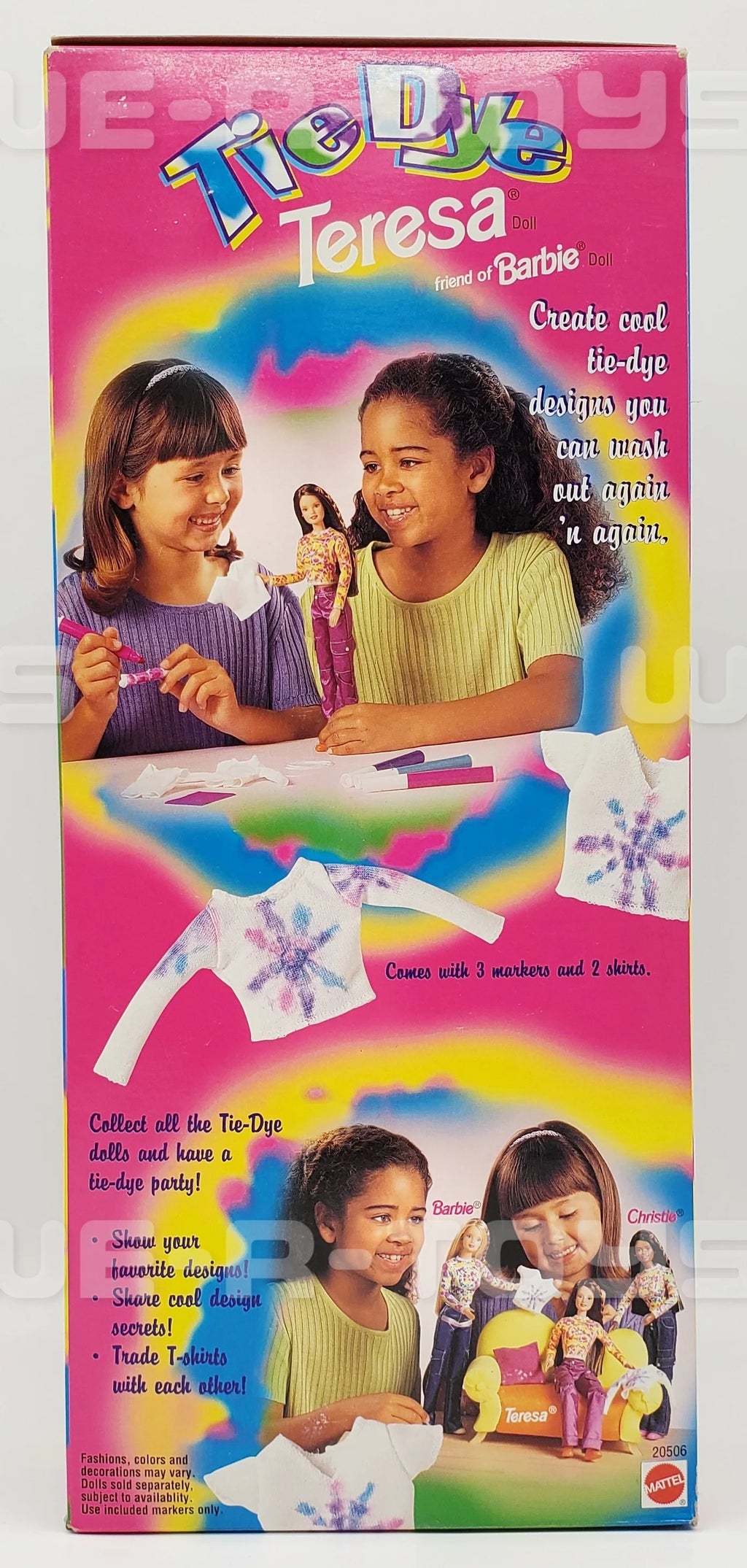 Tie Dye Barbie Doll H16676