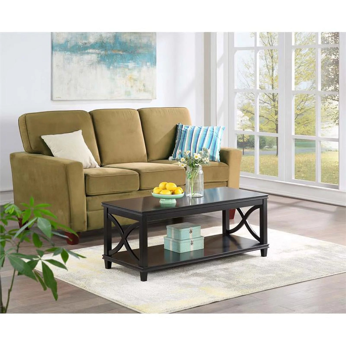 Black Wood Coffee Table T809