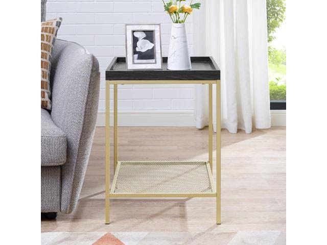 Graphite Square Side Table E64209