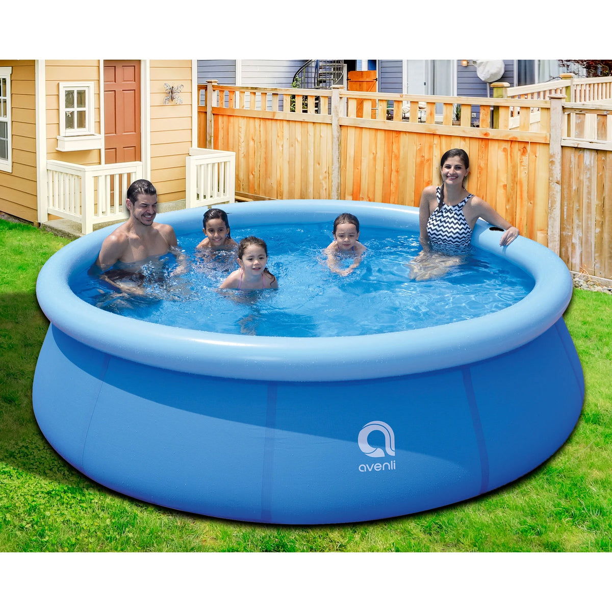 10 Ft x 30 In Inflatable Swimming Pool O288