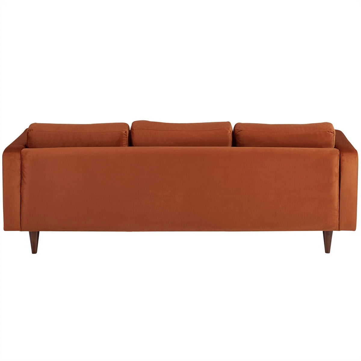 Orange Velvet Sofa Z2279