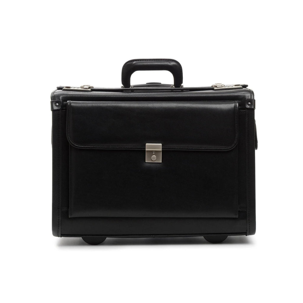 Wheeled Leather Catalog Case I285