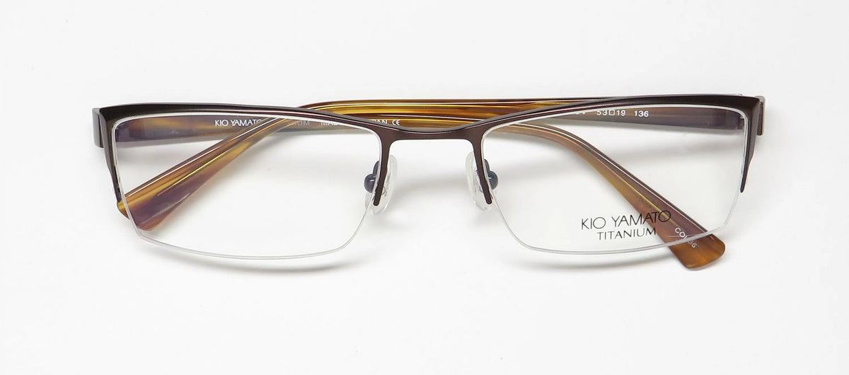 Titanium Lightweight Half-Rimless Eyeglass Frame A1983
