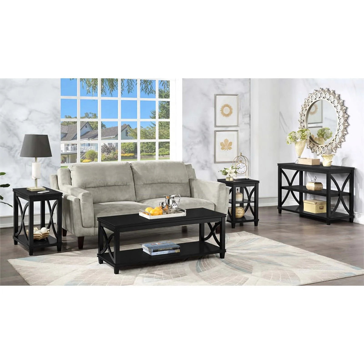 Black Wood Coffee Table T809