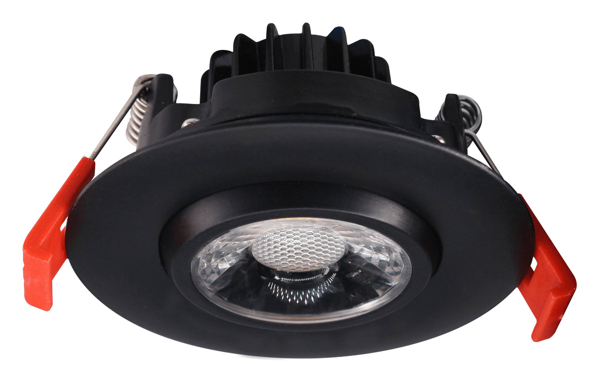 Black 5 Pack Recessed Downlight U1284