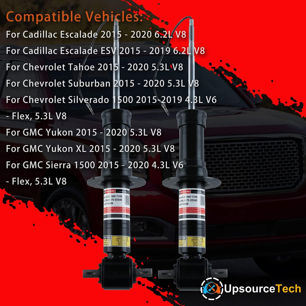 Front Suspension Struts with MRC for Cadillac Escalade 2015-2020 F740366