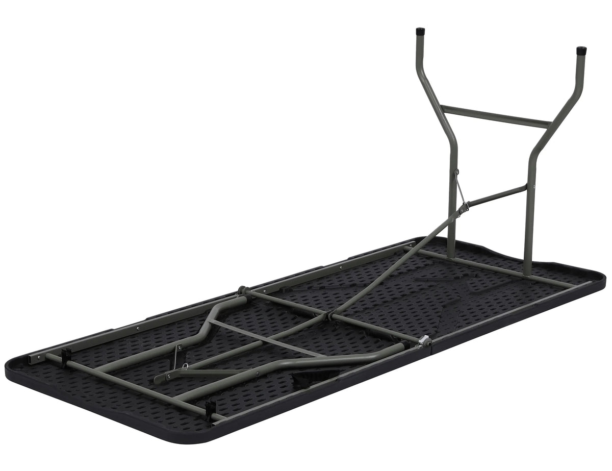6ft Folding Table Black Z574545