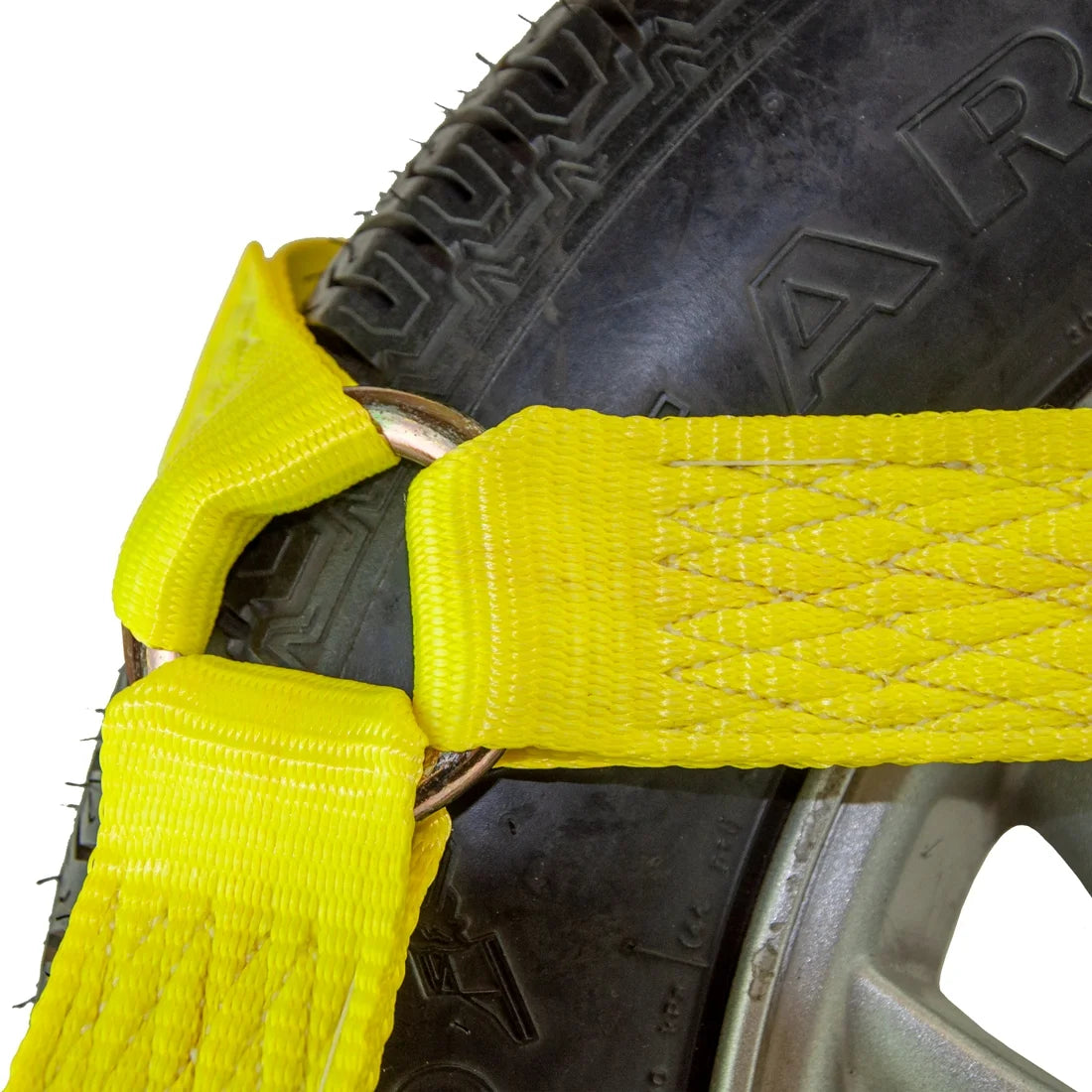 Classic Yellow 4 Pack Car Tie Down Chain Anchors Flat Bed Side Rail J53580