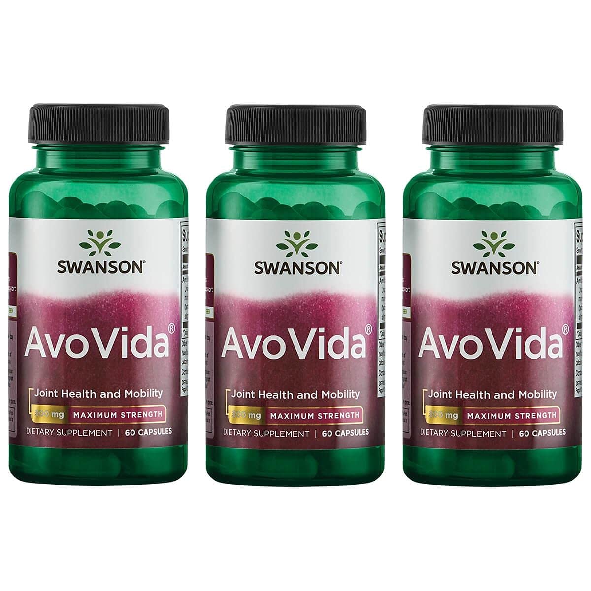 60 Capsules 300mg Avocado Soybean Unsaponifiables V47253