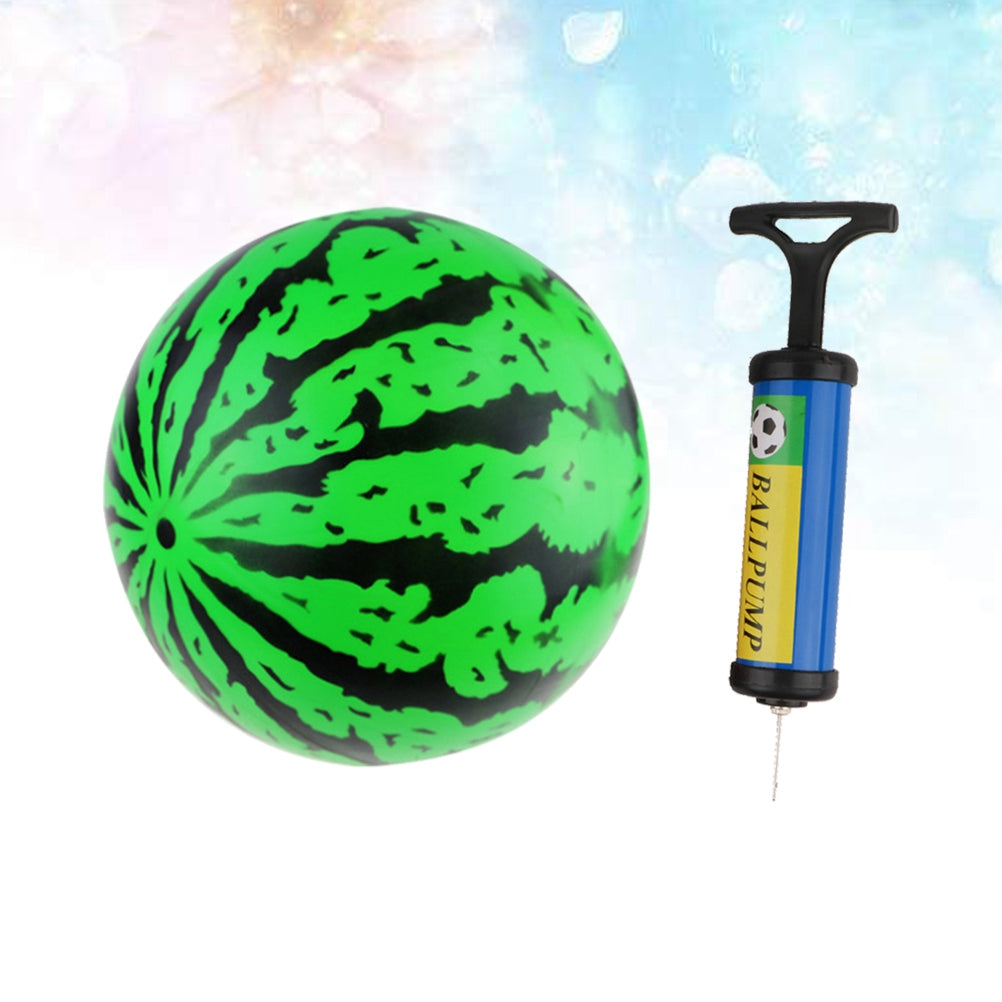 2Pcs 9 Inch Inflatable Bouncy Ball with Pump Kids Education Toys J47938