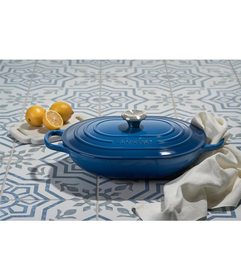Deep Teal 3.75 Qt. Oval Casserole F403