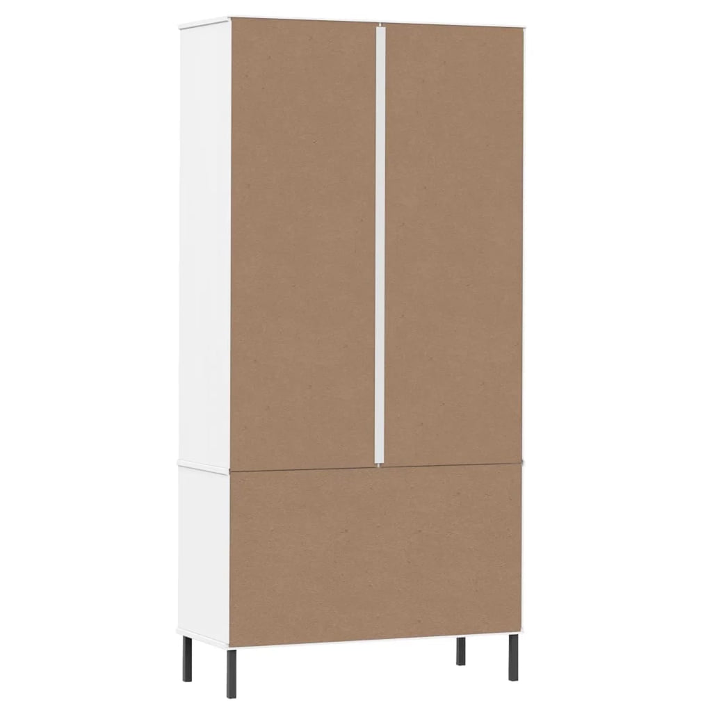 Pine Wood Bookcase with 2 Doors and 2 Drawers M320