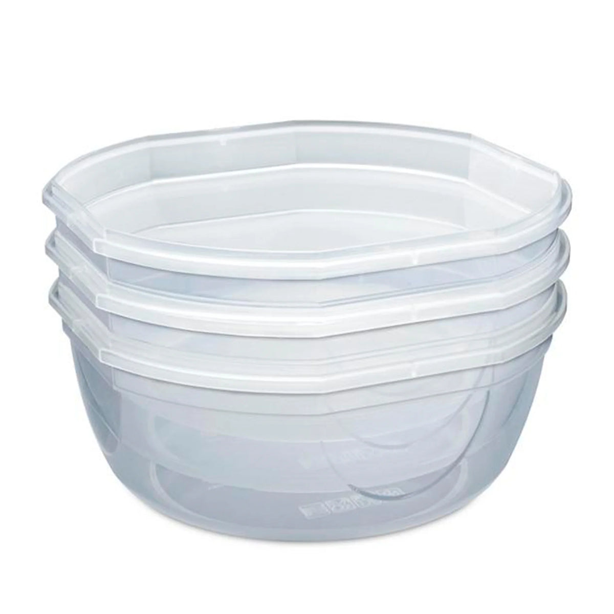 8.10 Quart Plastic Food Storage Bowl Container, 2 Pack K1069
