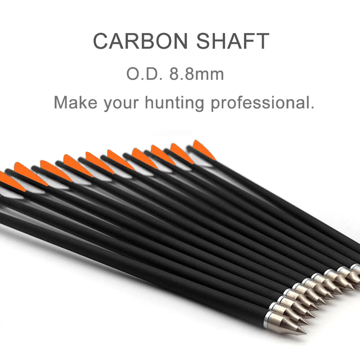 20'' Carbon Crossbow Arrows, Pack of 12 J11119