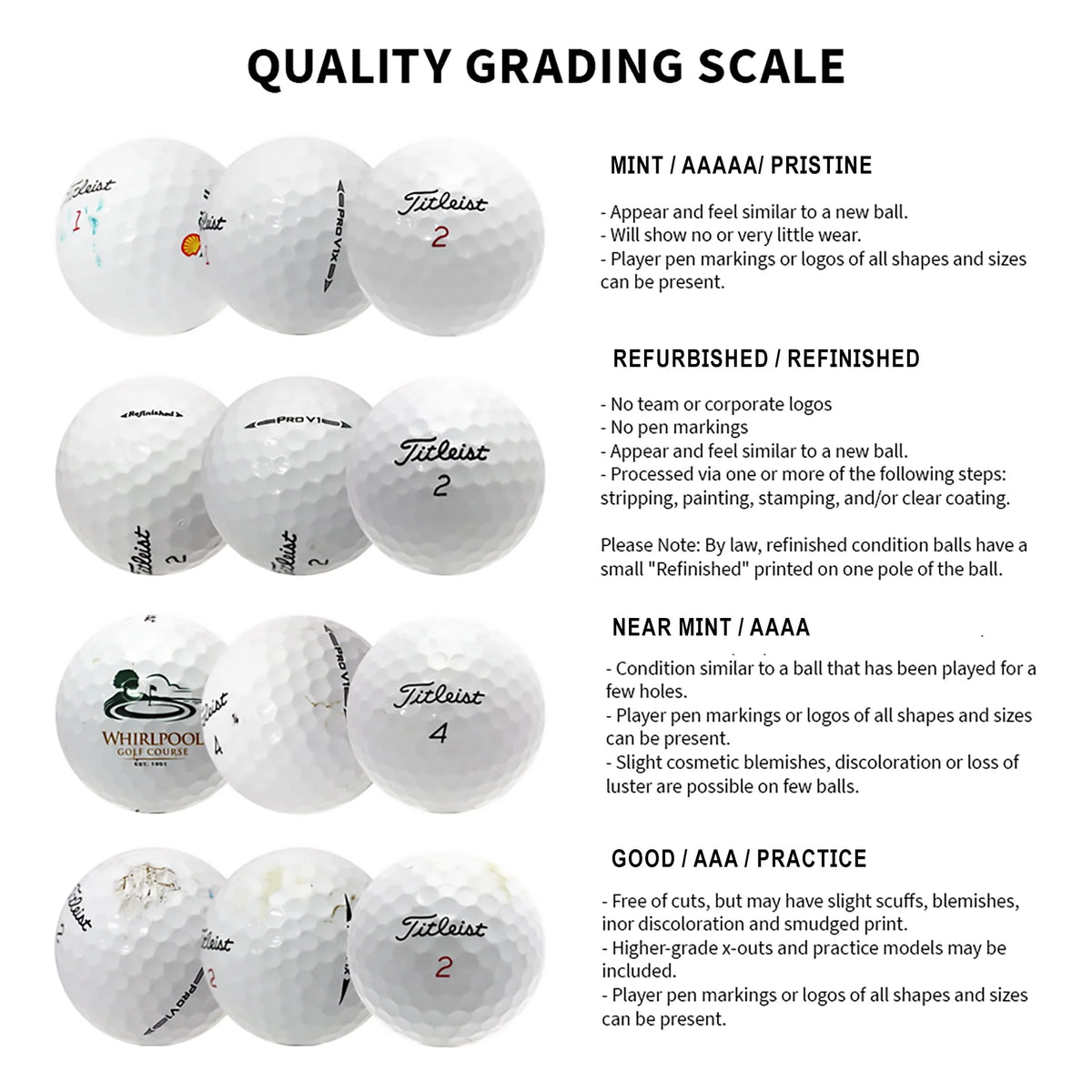 White 48 Pack Golf Balls K8077