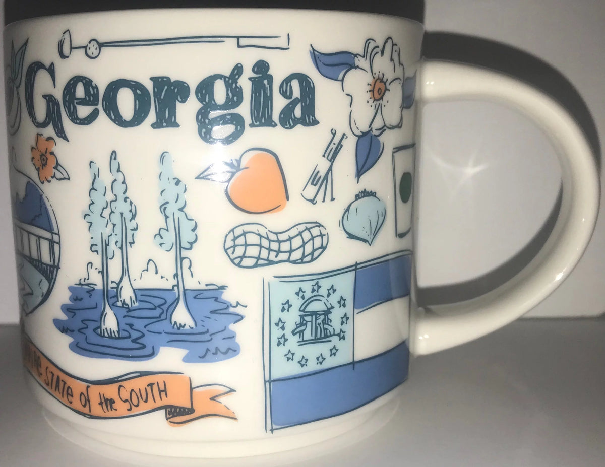 Georgia Ceramic Coffee Mug, 14 Oz F154