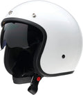 Open Face Motorcycle Helmet White XL I843298