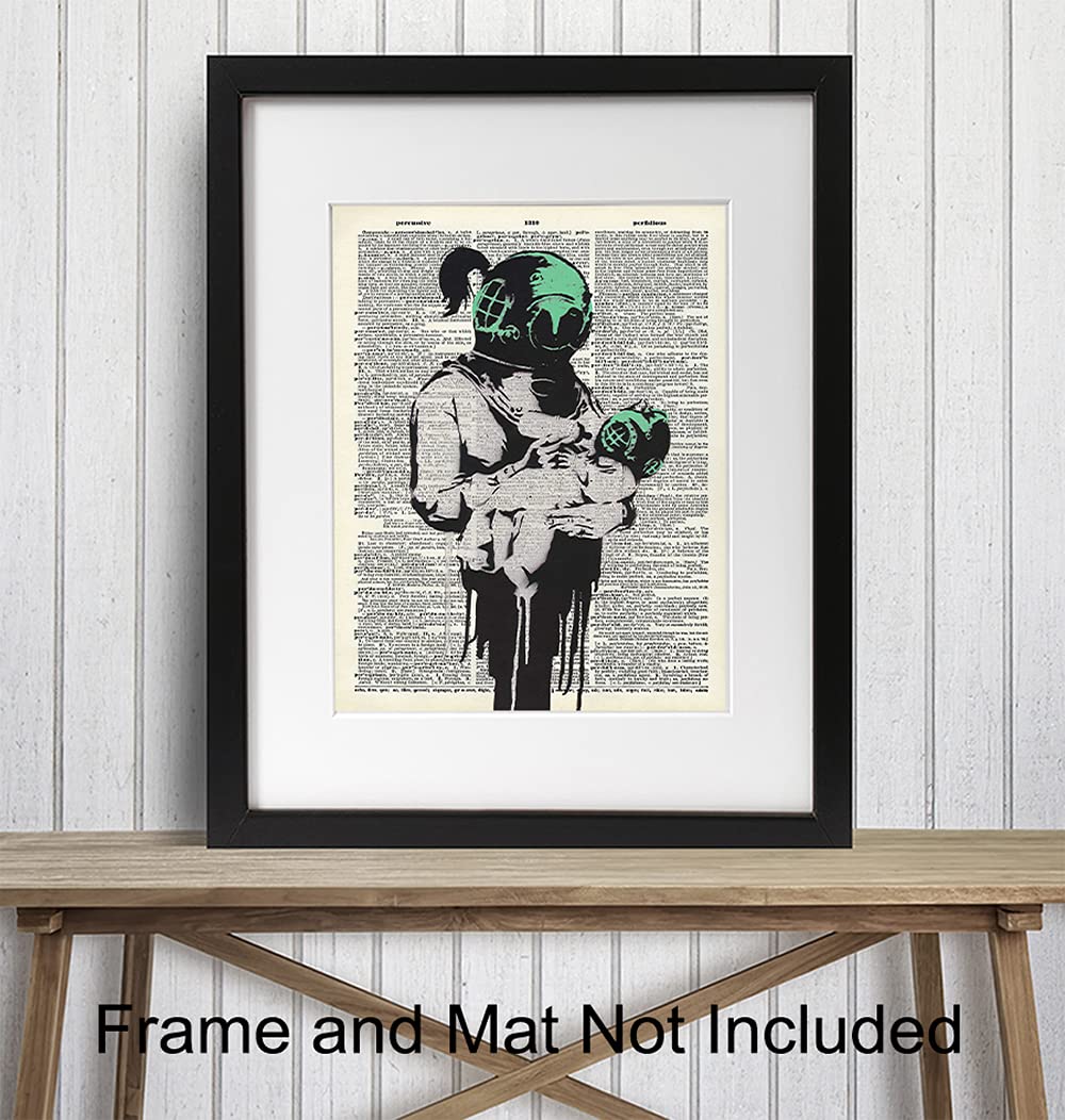 Banksy Poster 8x10 Graffiti Wall Decor Street Art D443