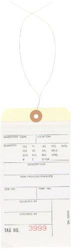 3 Part Carbonless Pre-Wired Inventory Tags U3452