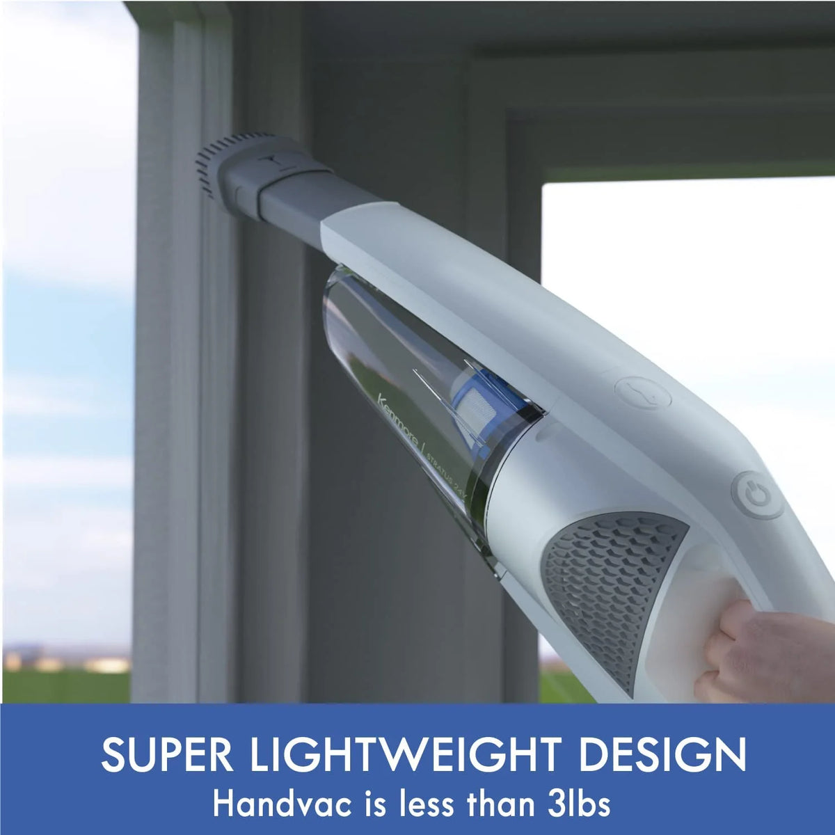 Lightweight Cordless Stick Vacuum Cleaner, White B5865