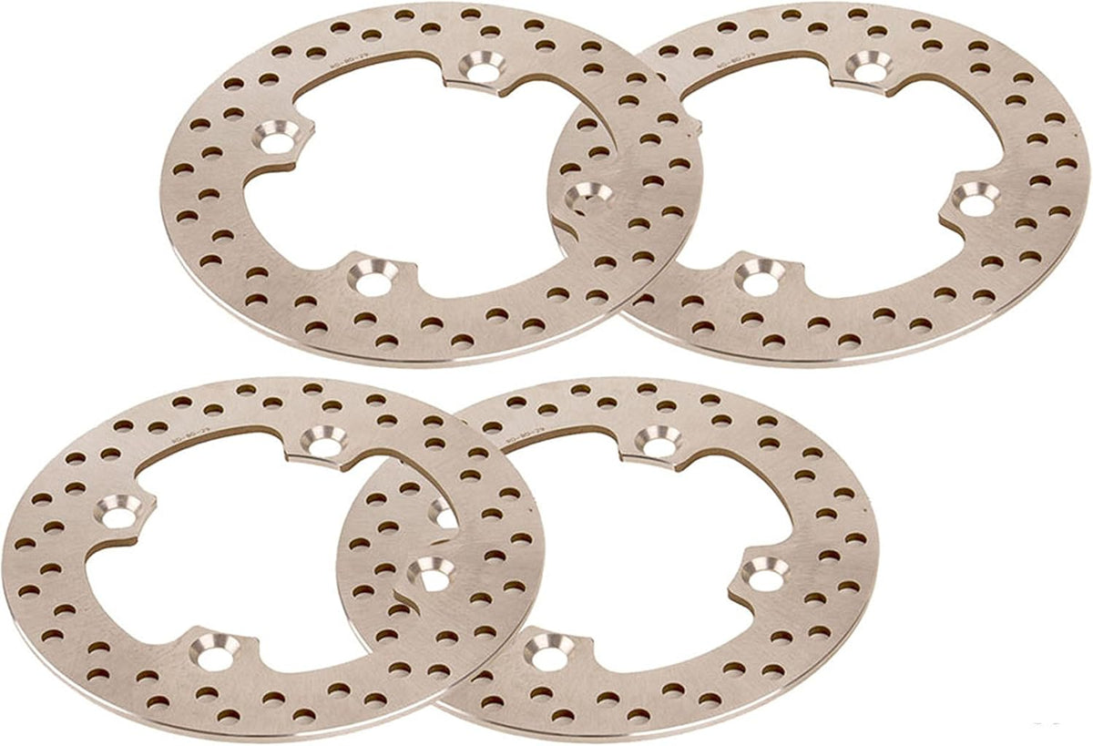Front & Rear Brake Rotors & Pads for Polaris RZR 900 1000 R2683